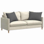 Cuscini da Divano 2 pcs Grigio scuro 70 x 50 cm Tessuto