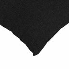 Cuscini da Divano 2 pcs Nero 70 x 50 cm Tessuto
