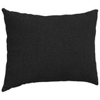 Cuscini da Divano 2 pcs Nero 70 x 50 cm Tessuto