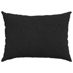 Cuscini da Divano 2 pcs Nero 70 x 50 cm Tessuto