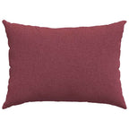 Cuscini da Divano 2 pcs Rosso Vino 70 x 50 cm Tessuto