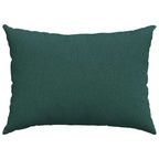 Cuscini da Divano 2 pcs Verde Scuro 70 x 50 cm Tessuto