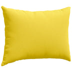 Cuscini da Divano 2 pcs Giallo Chiaro 70 x 50 cm Tessuto