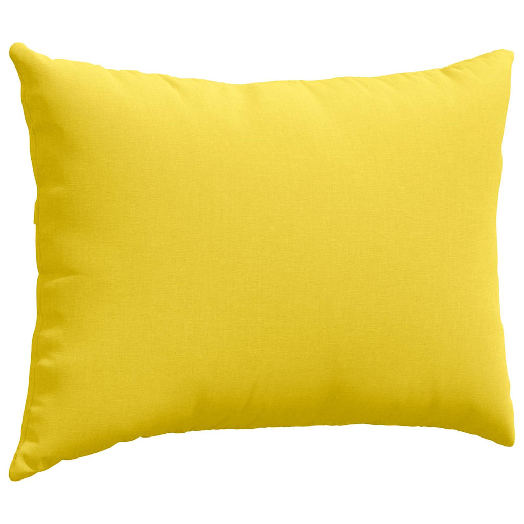 Cuscini da Divano 2 pcs Giallo Chiaro 70 x 50 cm Tessuto