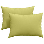 Cuscini da Divano 2 pcs Verde chiaro 70 x 50 cm Tessuto