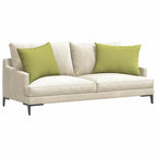 Cuscini da Divano 2 pcs Verde chiaro 70 x 50 cm Tessuto