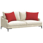 Cuscini da Divano 2 pcs Rosso 70 x 50 cm Tessuto