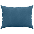 Cuscini da Divano 2 pcs Blu 70 x 50 cm Tessuto in Cords
