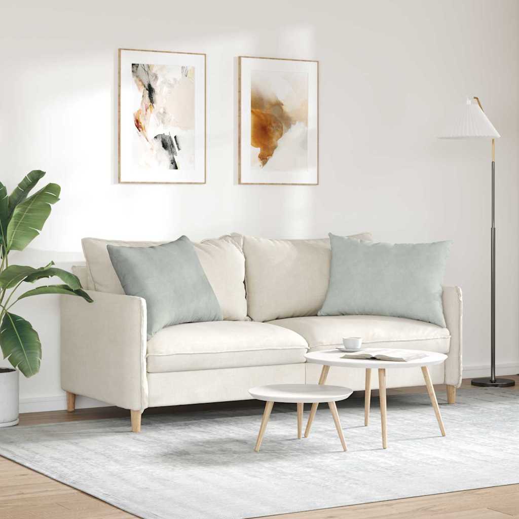Cuscini da Divano 2 pcs Grigio chiaro 70 x 50 cm
