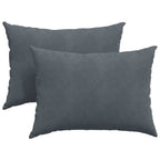 Cuscini da Divano 2 pcs Grigio scuro 70 x 50 cm