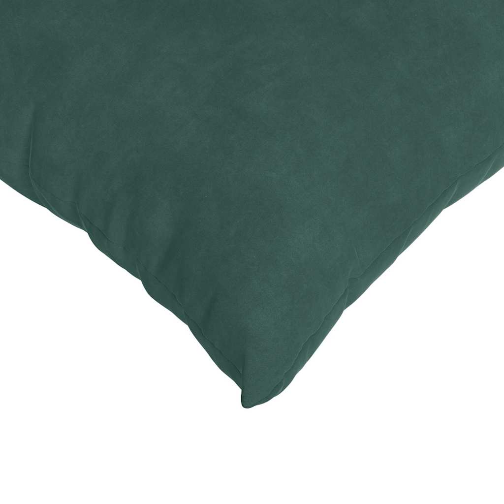 Cuscini da Divano 2 pcs Verde Scuro 70 x 50 cm Tessuto in Cords