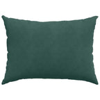 Cuscini da Divano 2 pcs Verde Scuro 70 x 50 cm Tessuto in Cords