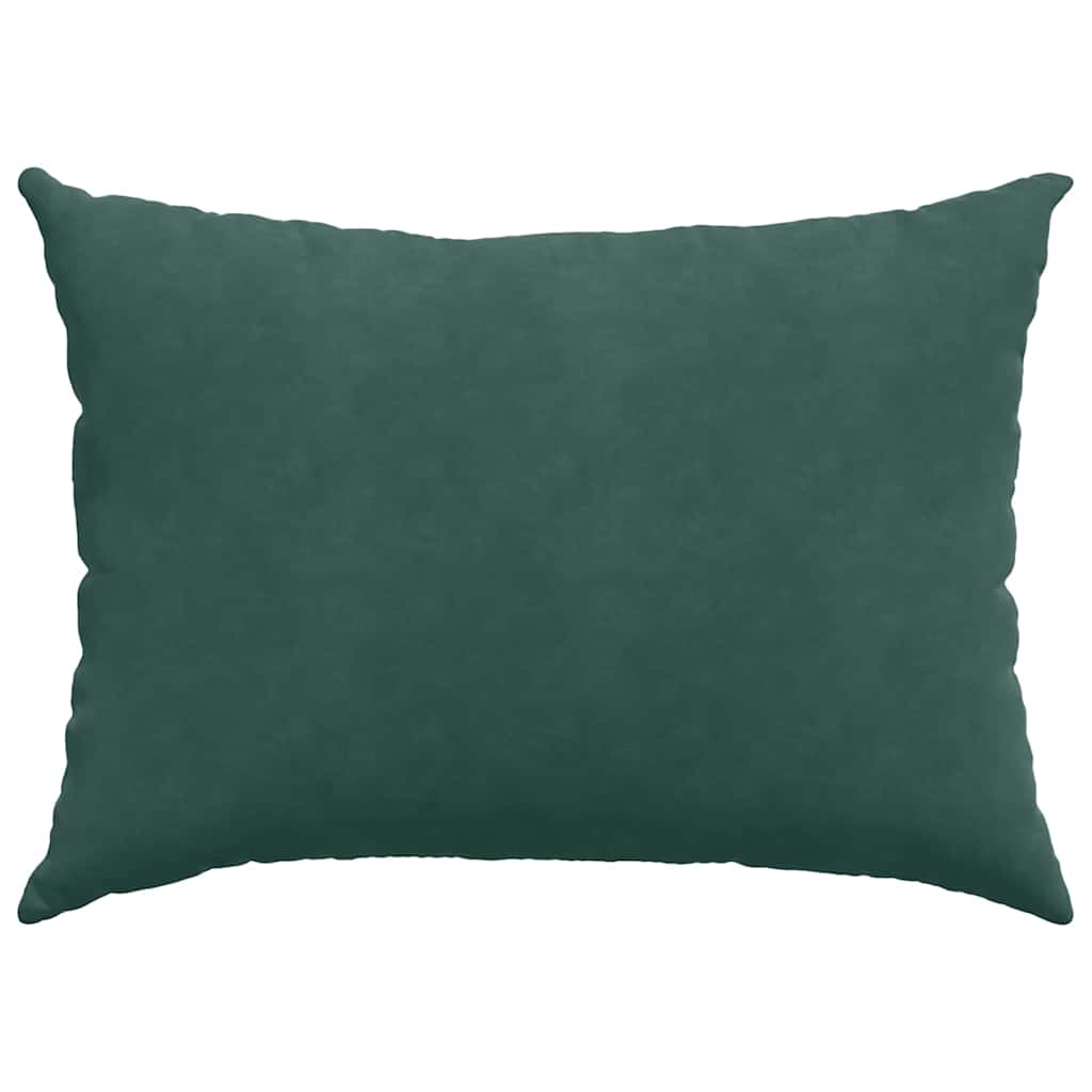 Cuscini da Divano 2 pcs Verde Scuro 70 x 50 cm Tessuto in Cords