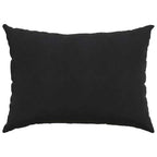 Cuscini da Divano 2 pcs Nero 70 x 50 cm Tessuto in Cords