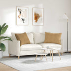 Cuscini da Divano 2 pcs Marrone 70 x 50 cm Tessuto in Cords