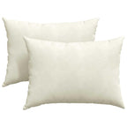 Cuscini da Divano 2 pcs Crema 70 x 50 cm Tessuto in Cords