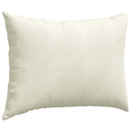 Cuscini da Divano 2 pcs Crema 70 x 50 cm Tessuto in Cords