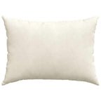 Cuscini da Divano 2 pcs Crema 70 x 50 cm Tessuto in Cords