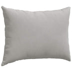 Cuscini da Divano 2 pcs Grigio chiaro 70 x 50 cm Tessuto