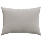 Cuscini da Divano 2 pcs Grigio chiaro 70 x 50 cm Tessuto