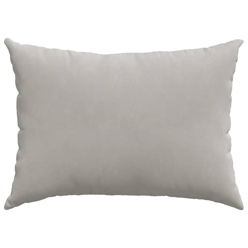 Cuscini da Divano 2 pcs Grigio chiaro 70 x 50 cm Tessuto