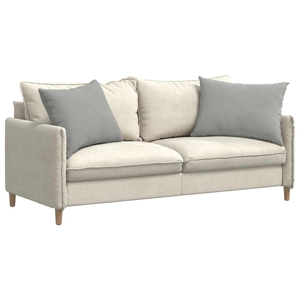 Cuscini da Divano 2 pcs Grigio chiaro 70 x 50 cm Tessuto