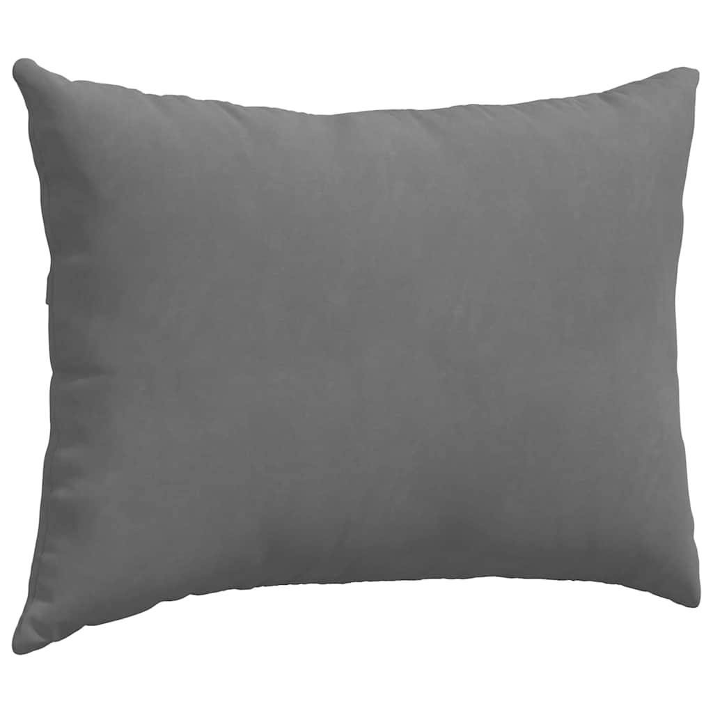 Cuscini da Divano 2 pcs Grigio scuro 70 x 50 cm Tessuto