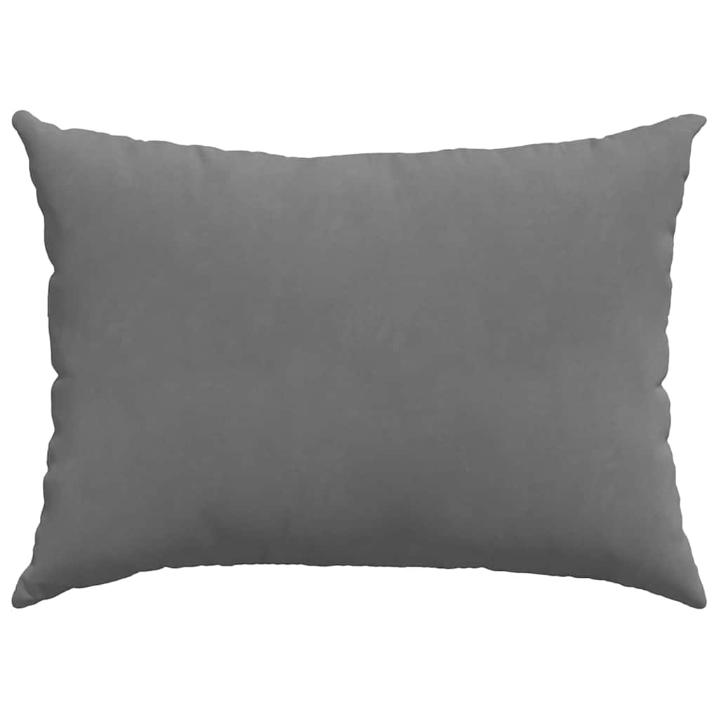 Cuscini da Divano 2 pcs Grigio scuro 70 x 50 cm Tessuto