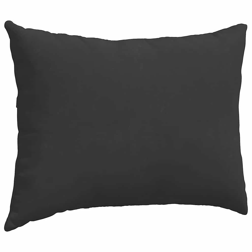 Cuscini da Divano 2 pcs Nero 70 x 50 cm Tessuto