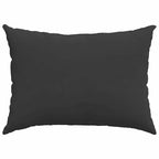 Cuscini da Divano 2 pcs Nero 70 x 50 cm Tessuto