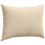 Cuscini da Divano 2 pcs Crema 70 x 50 cm Tessuto