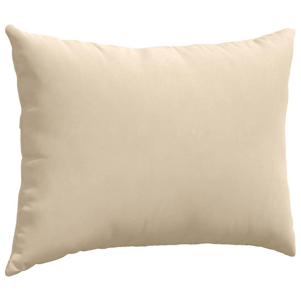Cuscini da Divano 2 pcs Crema 70 x 50 cm Tessuto
