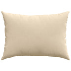Cuscini da Divano 2 pcs Crema 70 x 50 cm Tessuto