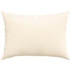 Cuscini da Divano 2 pcs Crema 70 x 50 cm Tessuto in Cords