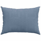 Cuscini da Divano 2 pcs Blu 70 x 50 cm Tessuto in Cords