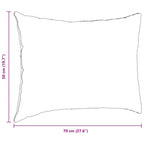 Cuscini da Divano 2 pcs Rosso Arancio 70 x 50 cm