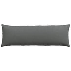 Cuscini da Divano 2 pcs Grigio scuro 120 x 40 cm Tessuto