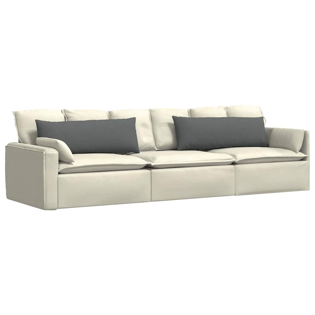 Cuscini da Divano 2 pcs Grigio scuro 120 x 40 cm Tessuto