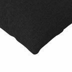 Cuscini da Divano 2 pcs Nero 120 x 40 cm Tessuto