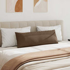 Cuscini da Divano 2 pcs Marrone 120 x 40 cm Tessuto