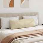 Cuscini da Divano 2 pcs Crema 120 x 40 cm Tessuto