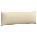 Cuscini da Divano 2 pcs Crema 120 x 40 cm Tessuto