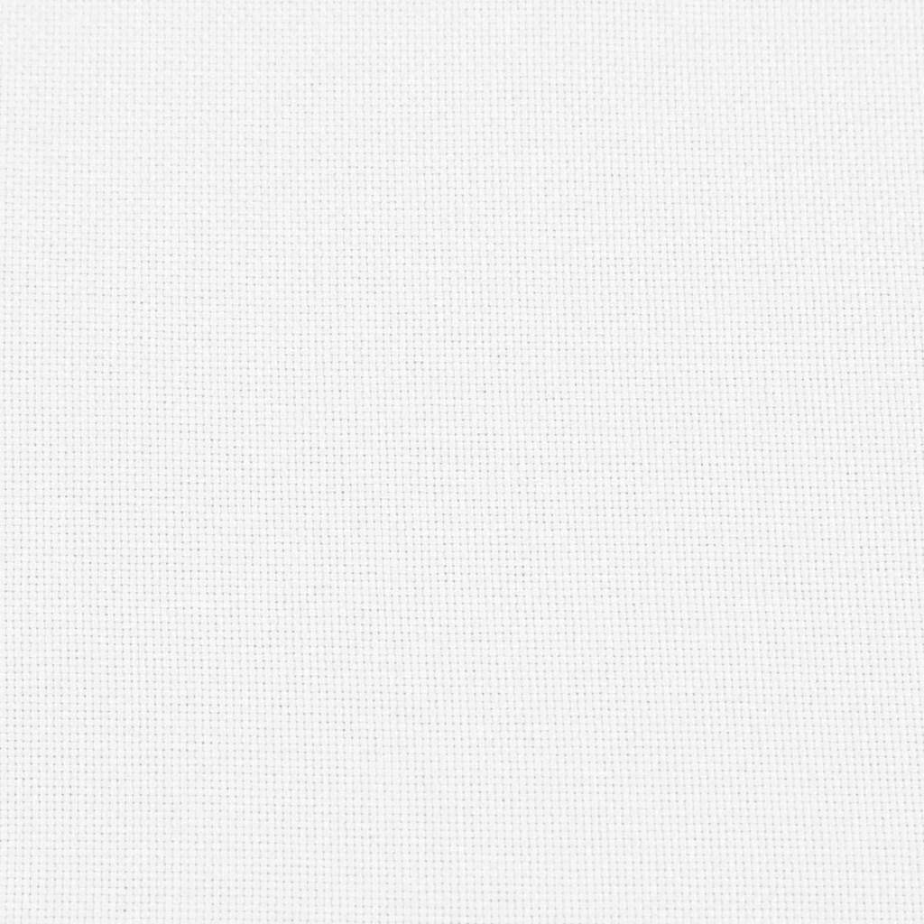 Cuscini da Divano 2 pcs Bianco 120 x 40 cm Tessuto