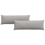 Cuscini da Divano 2 pcs Grigio Nuvola 120 x 40 cm Tessuto