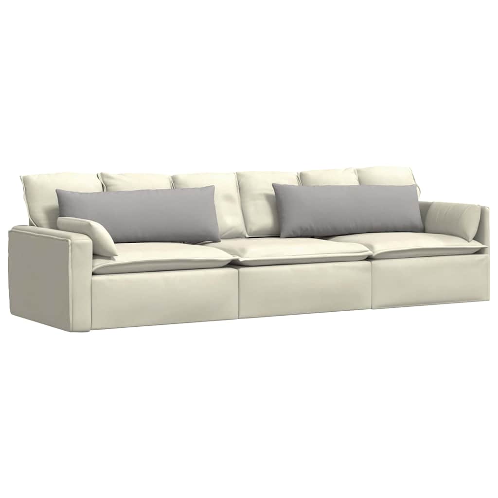 Cuscini da Divano 2 pcs Grigio Nuvola 120 x 40 cm Tessuto