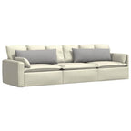 Cuscini da Divano 2 pcs Grigio Nuvola 120 x 40 cm Tessuto
