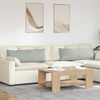 Cuscini da Divano 2 pcs Grigio chiaro 120 x 40 cm