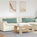 Cuscini da Divano 2 pcs Verde Mare 120 x 40 cm Tessuto in Cords