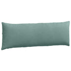 Cuscini da Divano 2 pcs Verde Mare 120 x 40 cm Tessuto in Cords