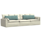Cuscini da Divano 2 pcs Verde Mare 120 x 40 cm Tessuto in Cords